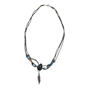 Sterling Silver &‎ Turquoise Necklace
